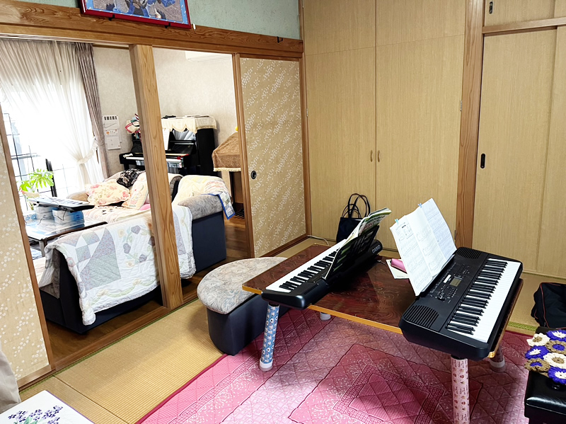 吉村ピアノ教室、火曜日糺町のレッスン会場